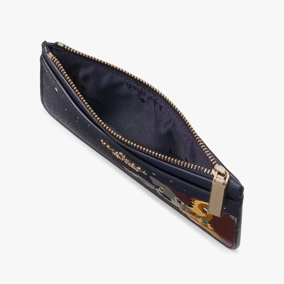Kate Spade KH620 Disney X Kate Spade Lady And The Tramp Large Card Holder NWT - Picture 2 of 4